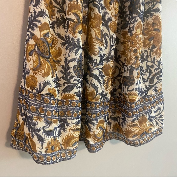 Lucky Brand Brown and Tan Smocked Camisole - Picture 2 of 6